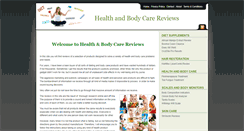 Desktop Screenshot of healthandbodycarereviews.com